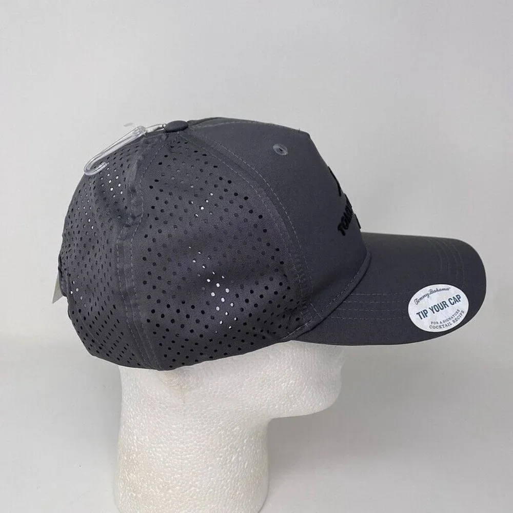 Tommy Bahama Golf Snapback Performance Hat Gray Marlin Fish Beach‎ Mens
